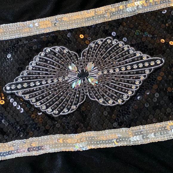 Dream girl black & silver sequined flapper dress - Picture 6 of 11